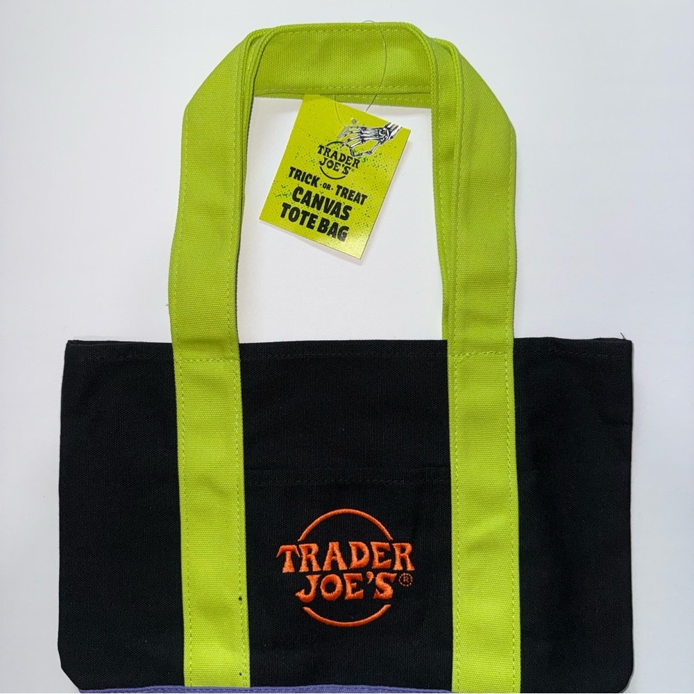 Trader Joe's Mini Canvas Tote Bag - Halloween Collection - Picture 3 of 3